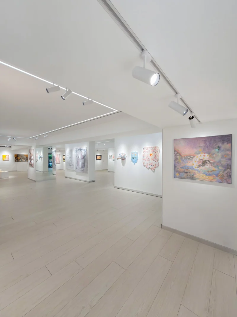 Installation shot from Song of Youth: Brushing the Sun, @ Bluerider ART