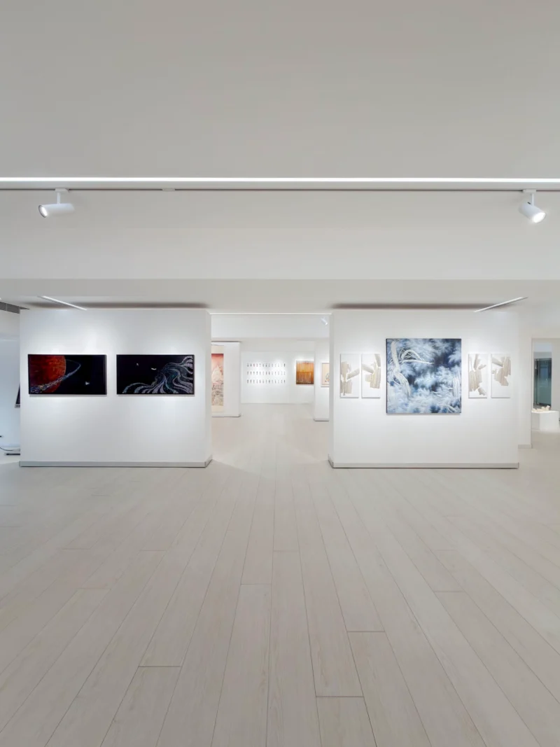 Installation shot from Song of Youth: Brushing the Sun, @ Bluerider ART