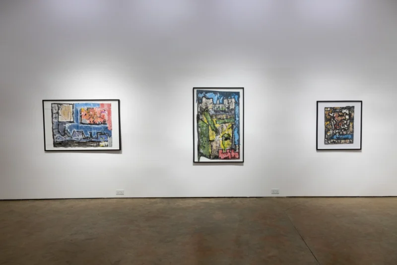 Installation shot from Anita Kavochy: A Line of Thought, @ Circle Art Gallery