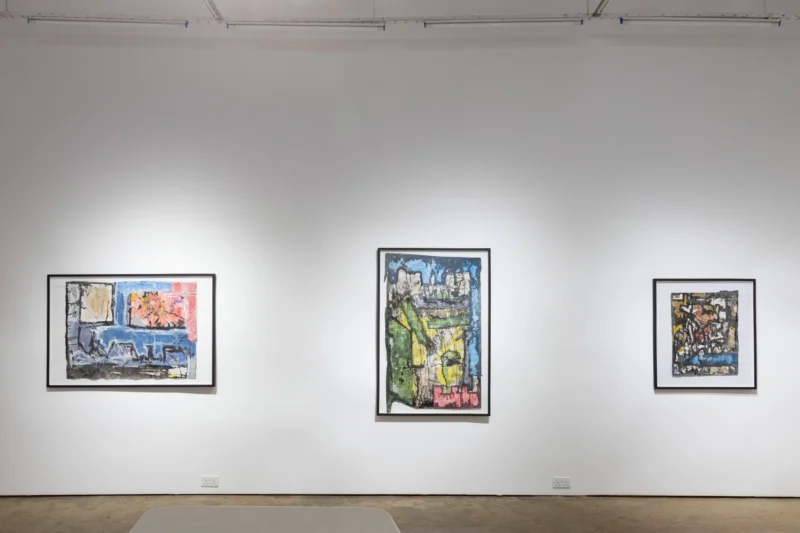 Installation shot from Anita Kavochy: A Line of Thought, @ Circle Art Gallery