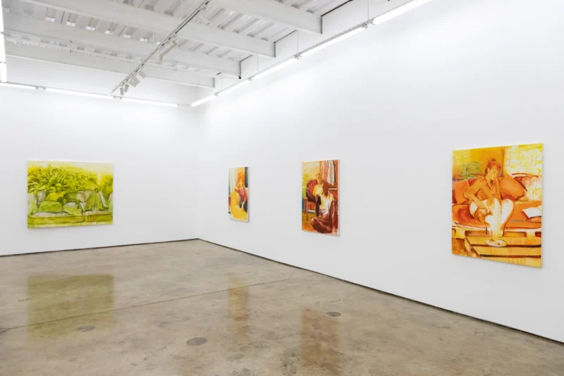 Installation shot from Birhane Worede: Gestures of Presence, @ Circle Art Gallery