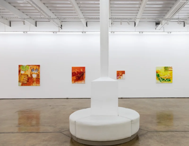 Installation shot from Birhane Worede: Gestures of Presence, @ Circle Art Gallery