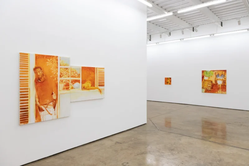 Installation shot from Birhane Worede: Gestures of Presence, @ Circle Art Gallery