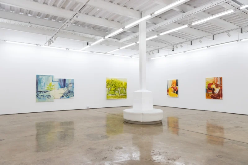 Installation shot from Birhane Worede: Gestures of Presence, @ Circle Art Gallery