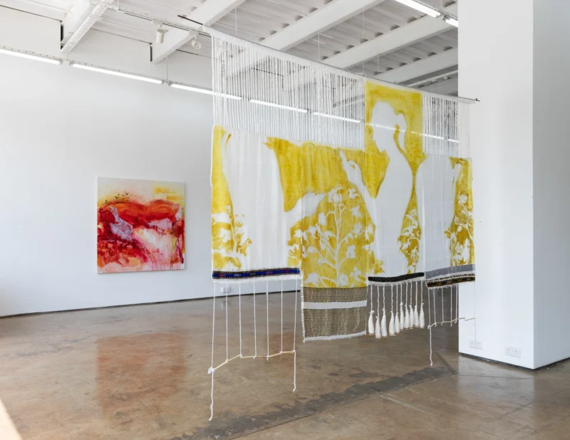 Installation shot from Birhane Worede: Gestures of Presence, @ Circle Art Gallery