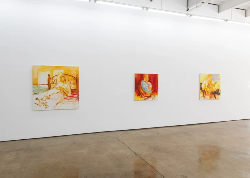 Installation shot from Birhane Worede: Gestures of Presence, @ Circle Art Gallery