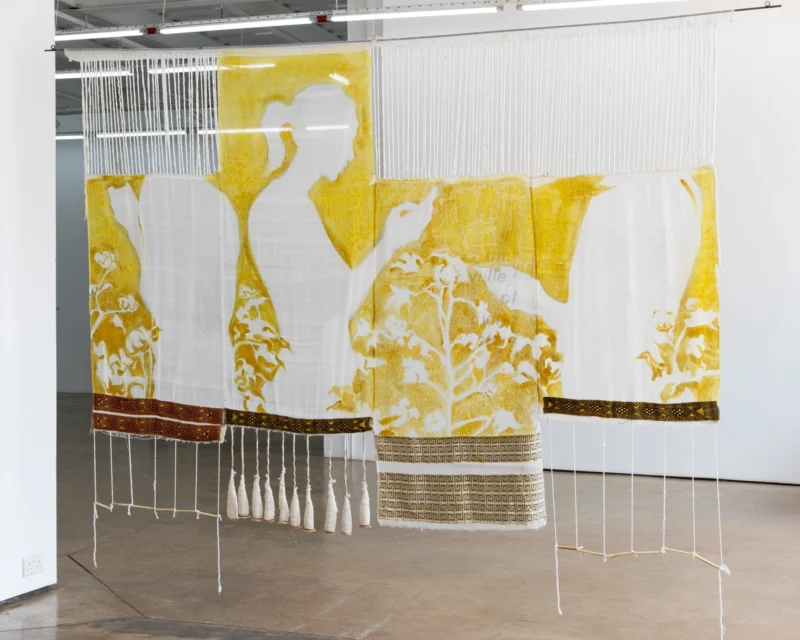 Installation shot from Birhane Worede: Gestures of Presence, @ Circle Art Gallery