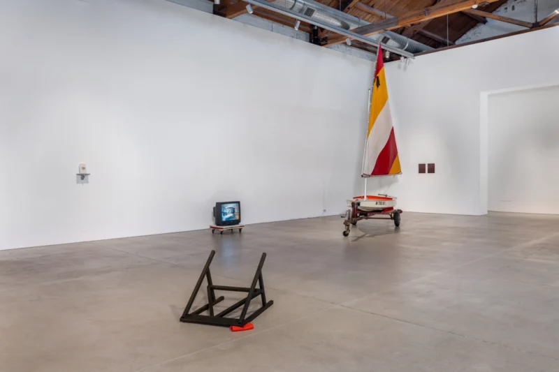 Installation shot from IT’S ABOUT TIME: Counterproductive Conceptualisms in Chicago, @ GRAY