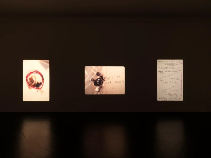 Installation shot from Yuji Agematsu: Marseille 1994, @ Galerie Buchholz