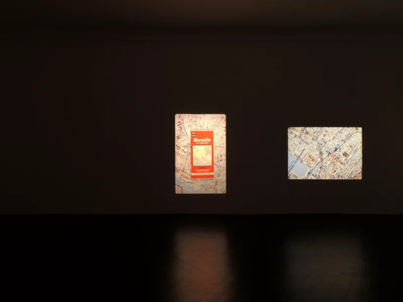 Installation shot from Yuji Agematsu: Marseille 1994, @ Galerie Buchholz