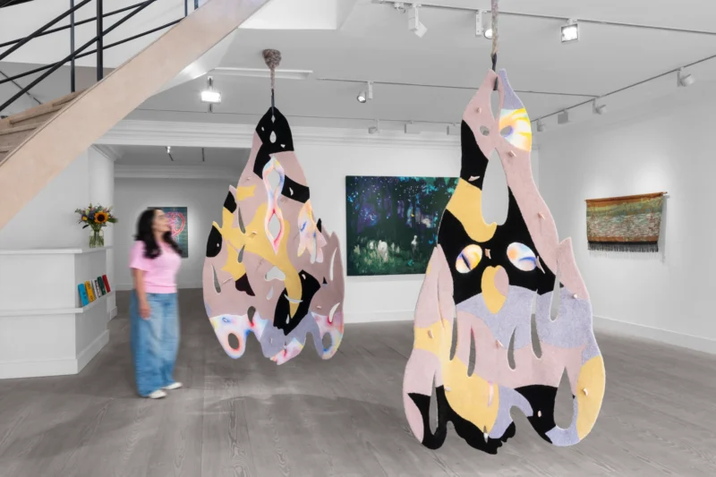 Installation shot from Interweave, @ Gazelli Art House