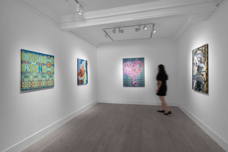 Installation shot from Interweave, @ Gazelli Art House