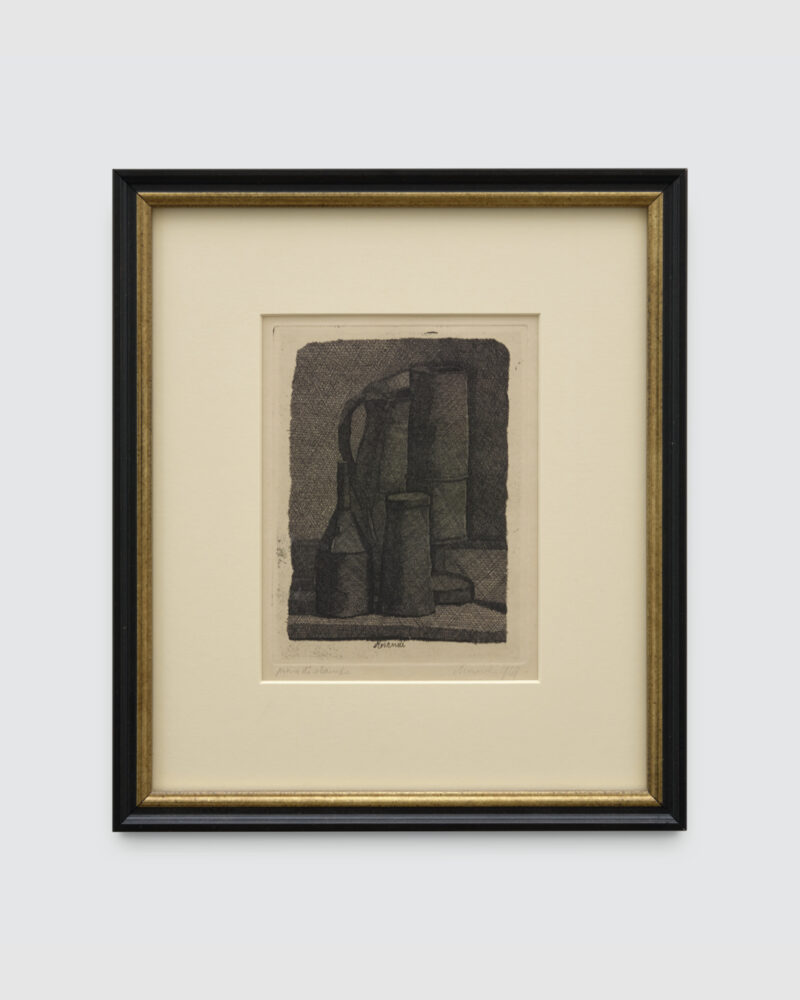 Giorgio Morandi, Natura morta con quattro oggetti, 1947