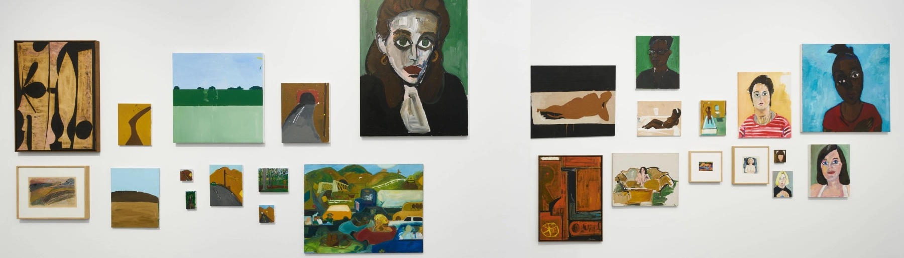 Image for our show of the day, James Jarvaise & Henry Taylor. Sometimes a straight line has to be crooked, at Hauser & Wirth
