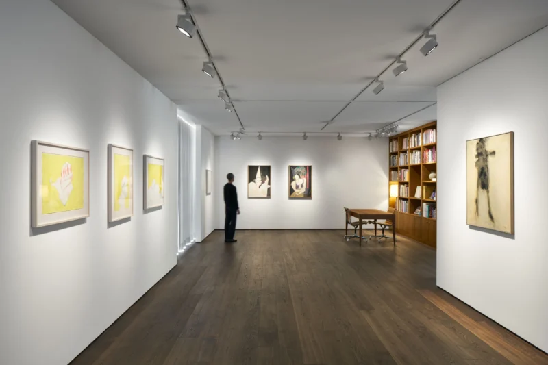 Installation shot from Intimate Anatomies, @ Hauser & Wirth