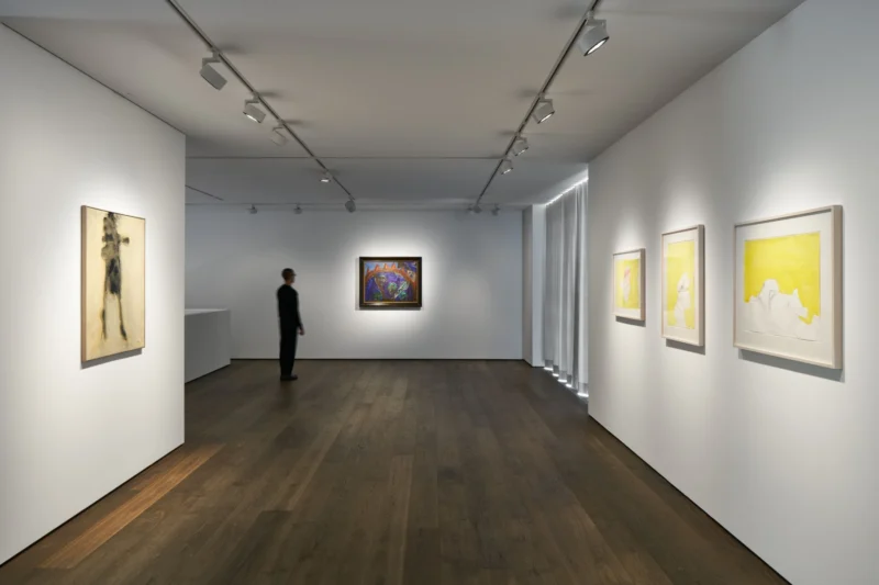 Installation shot from Intimate Anatomies, @ Hauser & Wirth