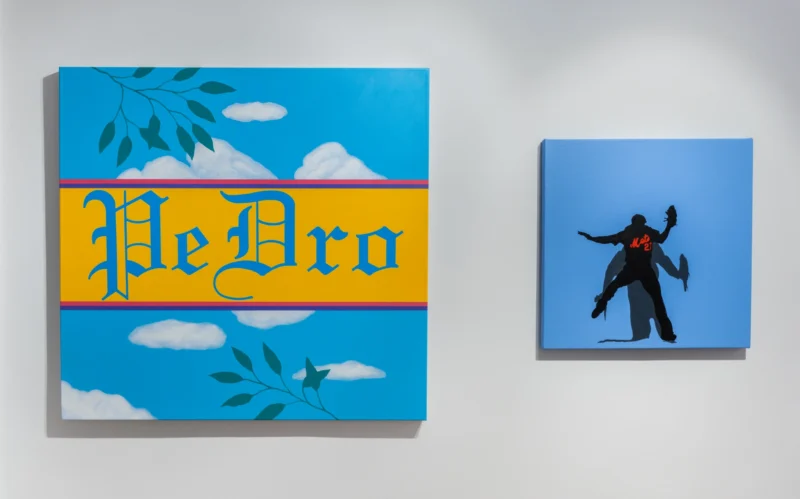 Installation shot from Freddy Rodríguez: Béisbol Hall of Fame, @ Hutchinson Modern & Contemporary