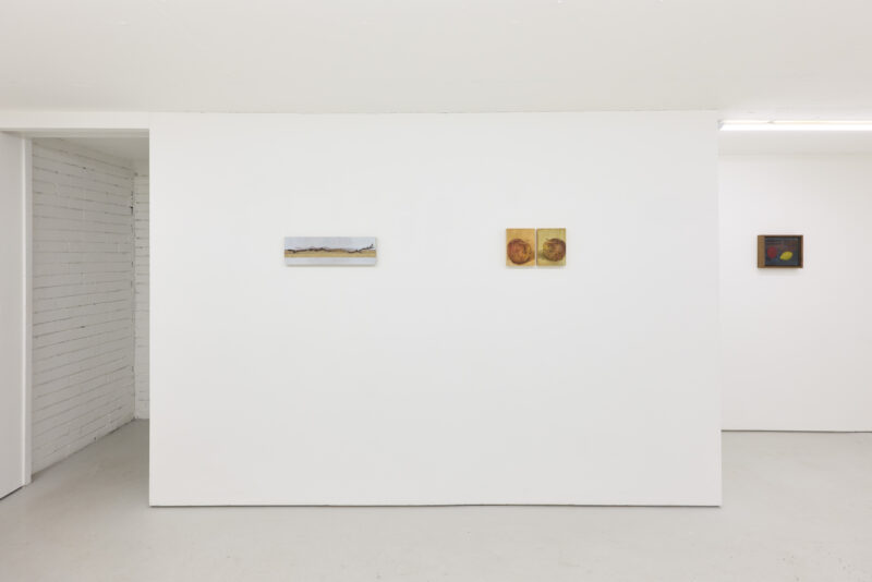 Installation shot from Of Minor Importance, @ Alice Amati