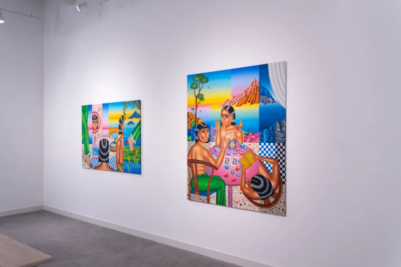 Installation shot from Points of View, @ JD Malat Gallery