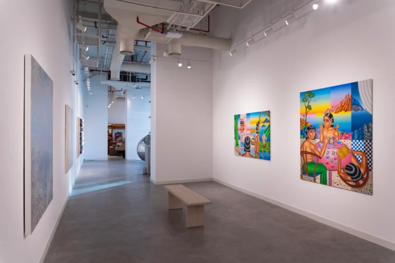 Installation shot from Points of View, @ JD Malat Gallery
