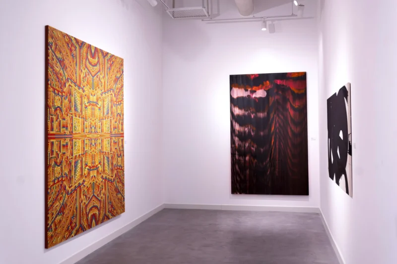 Installation shot from Points of View, @ JD Malat Gallery