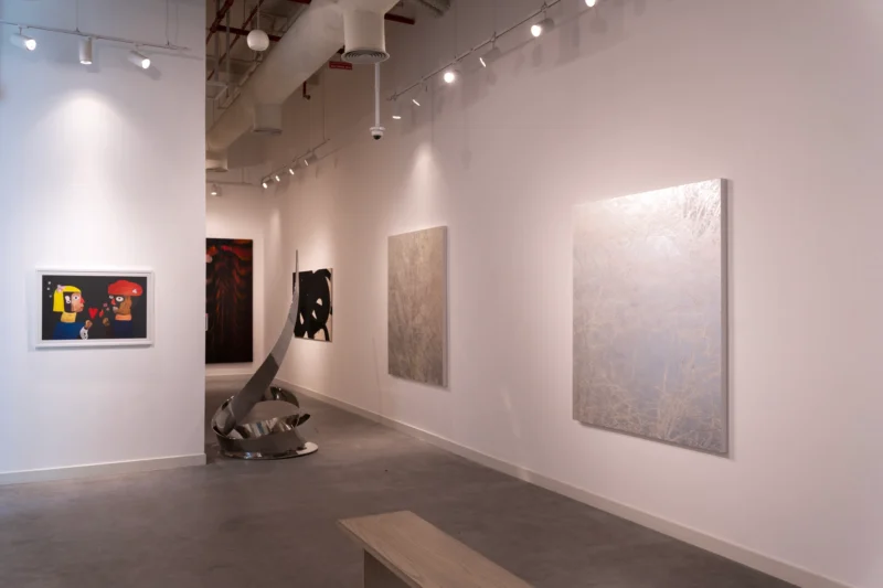 Installation shot from Points of View, @ JD Malat Gallery