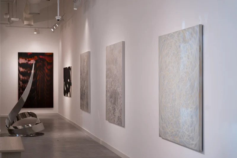 Installation shot from Points of View, @ JD Malat Gallery