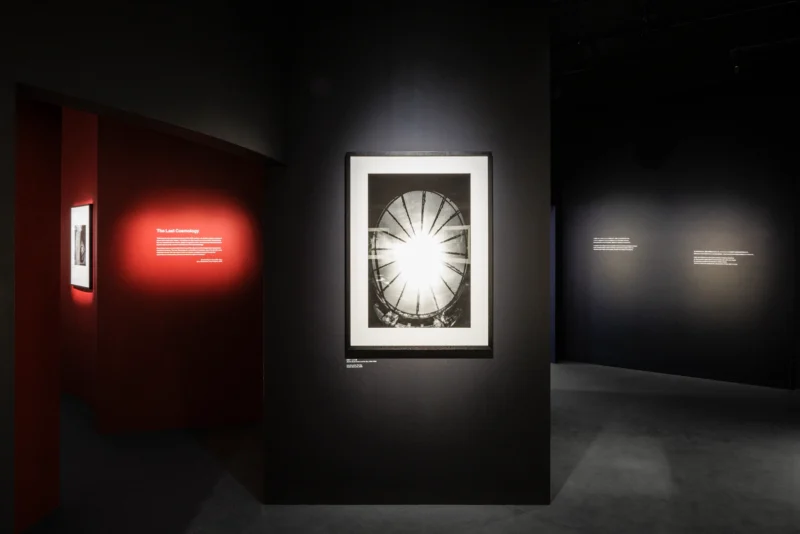 Installation shot from Kyotographie: Kawada Kikuji x Iwane Ai, @ Japan House London