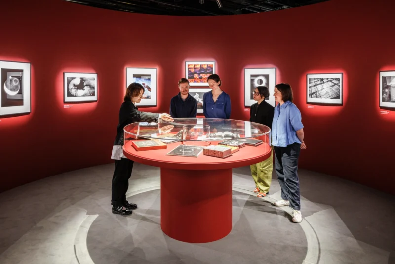 Installation shot from Kyotographie: Kawada Kikuji x Iwane Ai, @ Japan House London