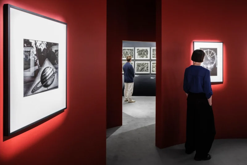Installation shot from Kyotographie: Kawada Kikuji x Iwane Ai, @ Japan House London