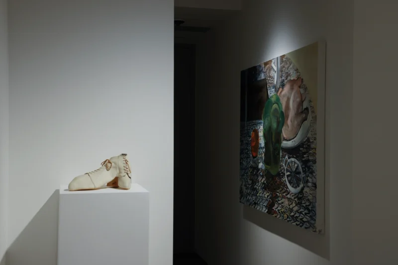 Installation shot from Eat Like You Care, @ Jenxuan Gallery