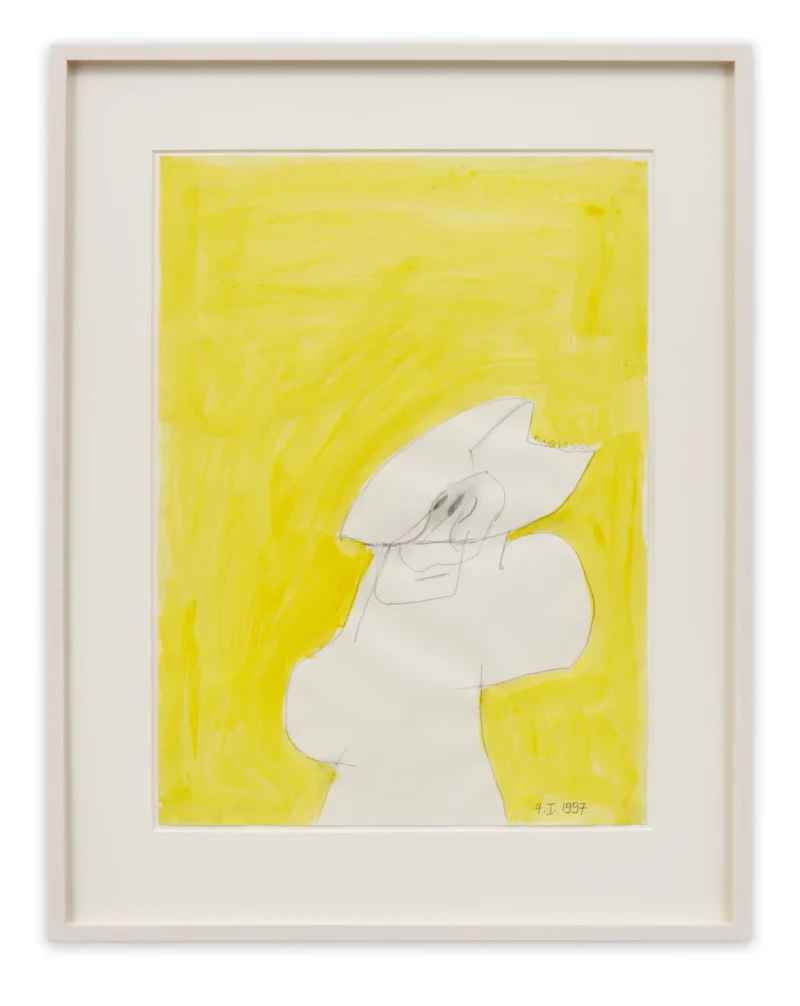 Maria Lassnig, Nasenlöcher (Nostrils), 1997