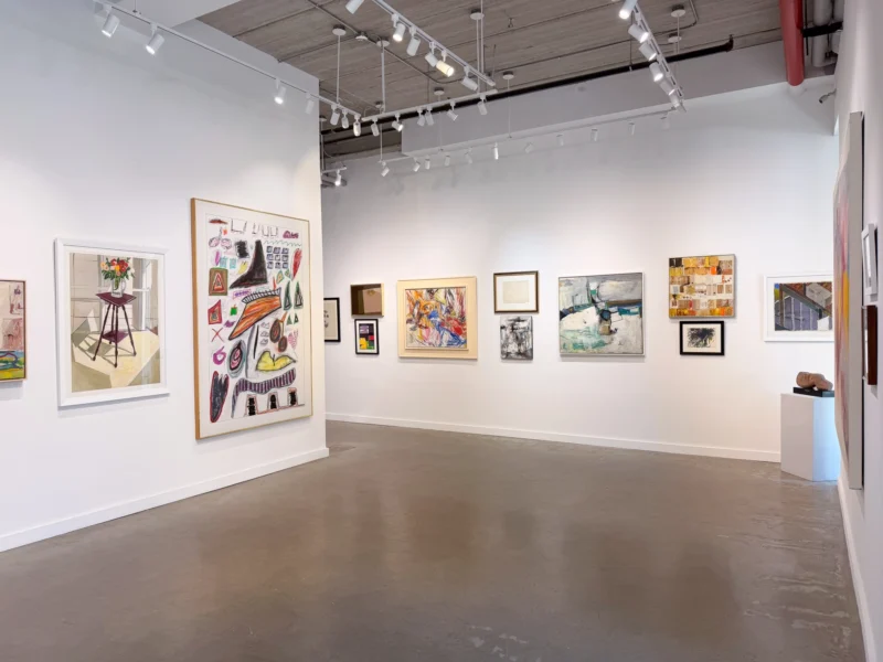 Installation shot from Making Space: American Women Artists and the Century of Change, @ Lincoln Glenn