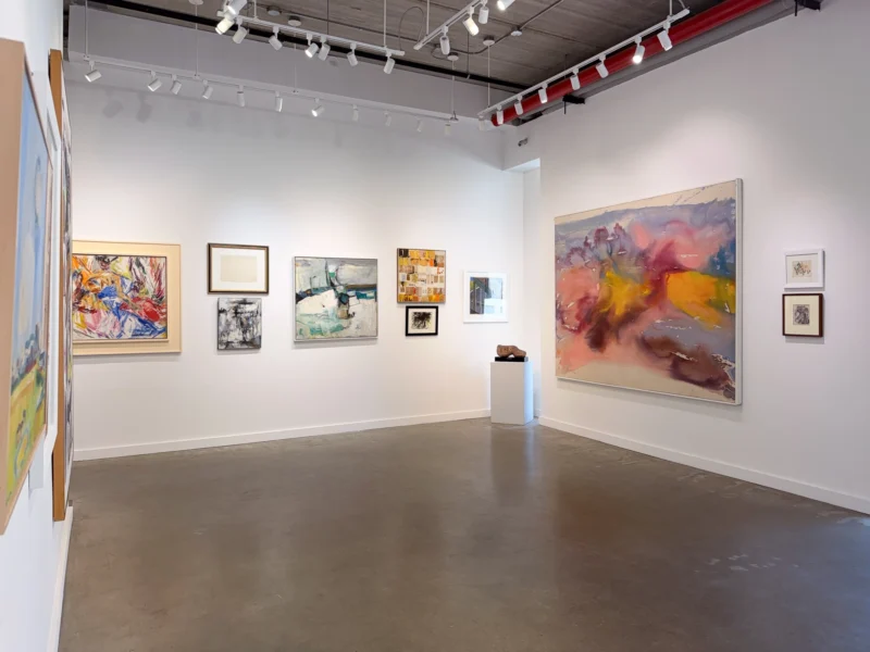 Installation shot from Making Space: American Women Artists and the Century of Change, @ Lincoln Glenn