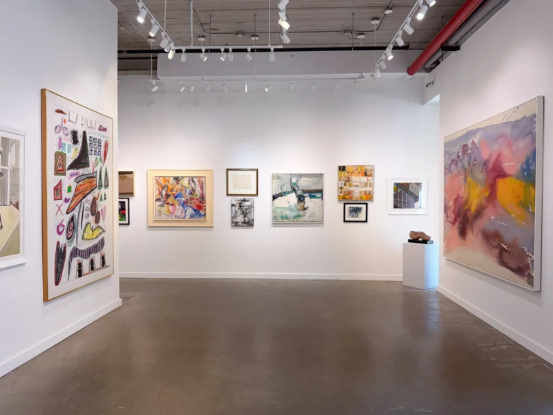 Installation shot from Making Space: American Women Artists and the Century of Change, @ Lincoln Glenn