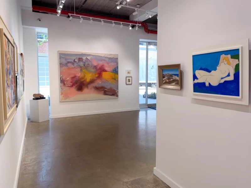 Installation shot from Making Space: American Women Artists and the Century of Change, @ Lincoln Glenn