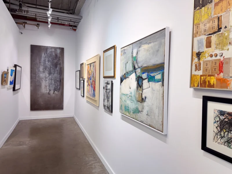 Installation shot from Making Space: American Women Artists and the Century of Change, @ Lincoln Glenn