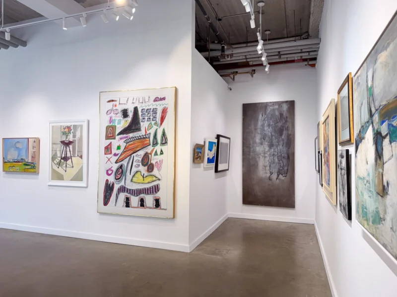 Installation shot from Making Space: American Women Artists and the Century of Change, @ Lincoln Glenn