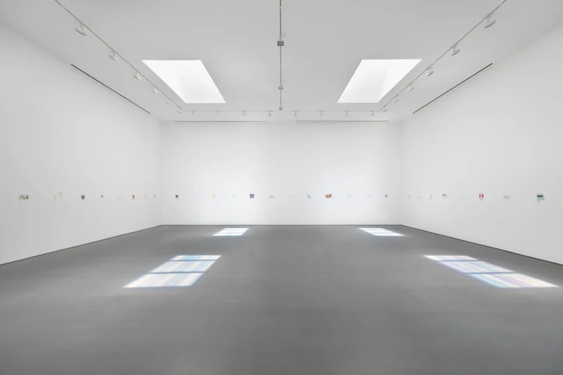 Installation shot from Spencer Finch: Balboa of House and Garden, @ Lisson Gallery