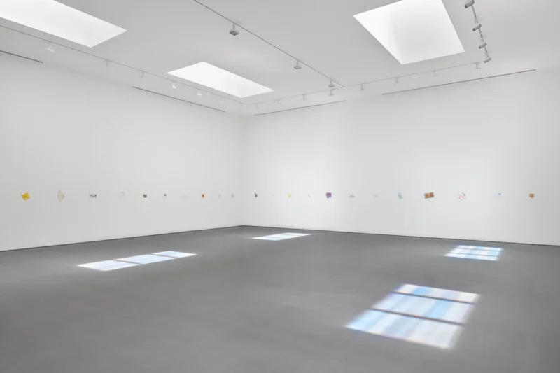 Installation shot from Spencer Finch: Balboa of House and Garden, @ Lisson Gallery