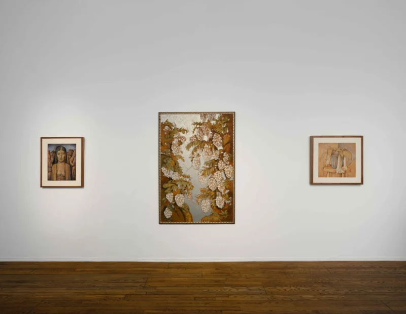 Installation shot from Cordillera Mexicana: Alfredo Ramos Martínez and the Mexican Landscape, @ Louis Stern Fine Arts