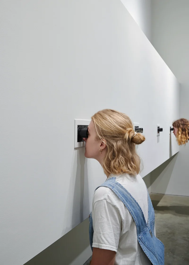 Installation shot from Jacques Henri Lartigue: Life in Colour, @ MK Gallery