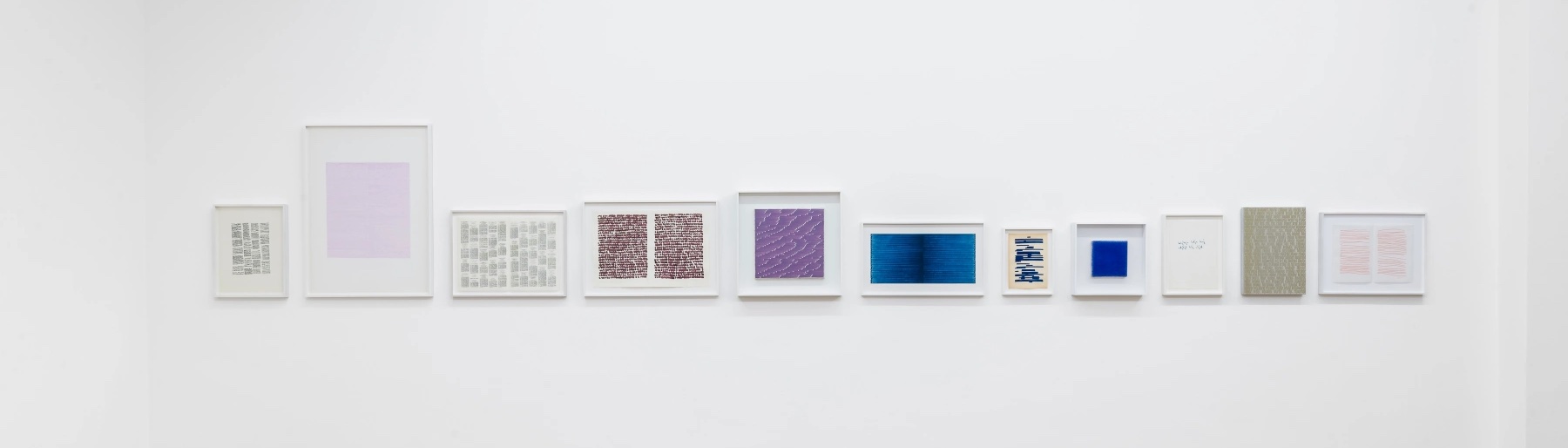 Image for our show of the day, Irma Blank: Being Here, at Mai 36 Galerie