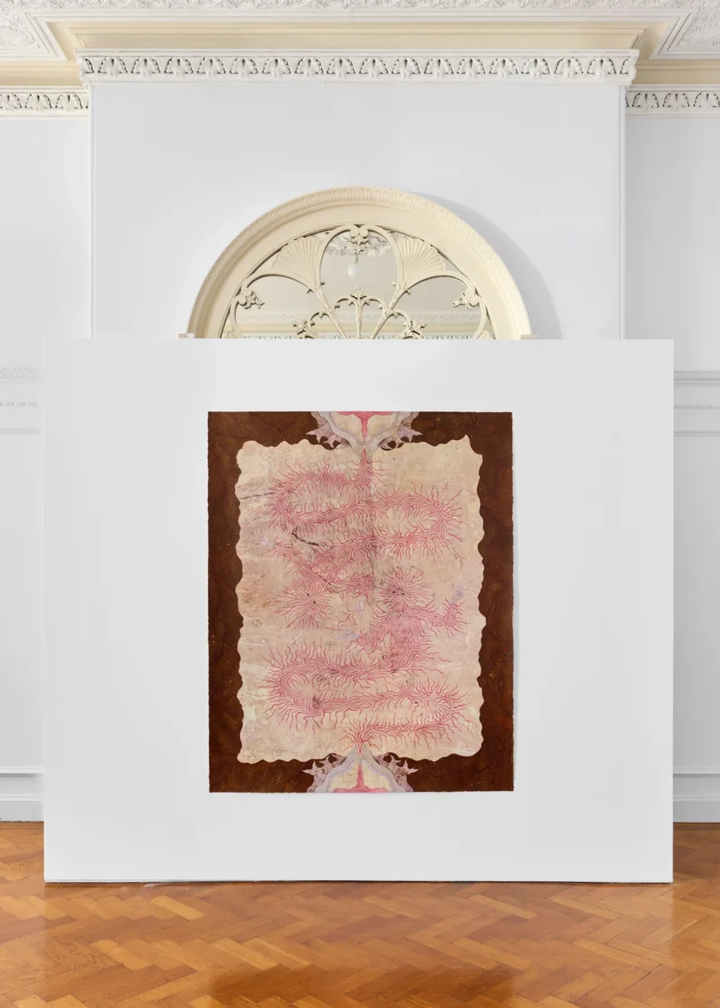 Installation shot from Felipe Baeza: Errantry, @ Maureen Paley