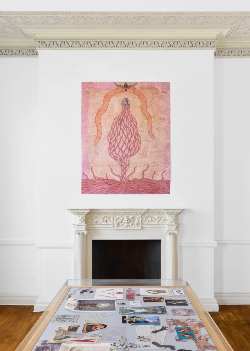 Installation shot from Felipe Baeza: Errantry, @ Maureen Paley