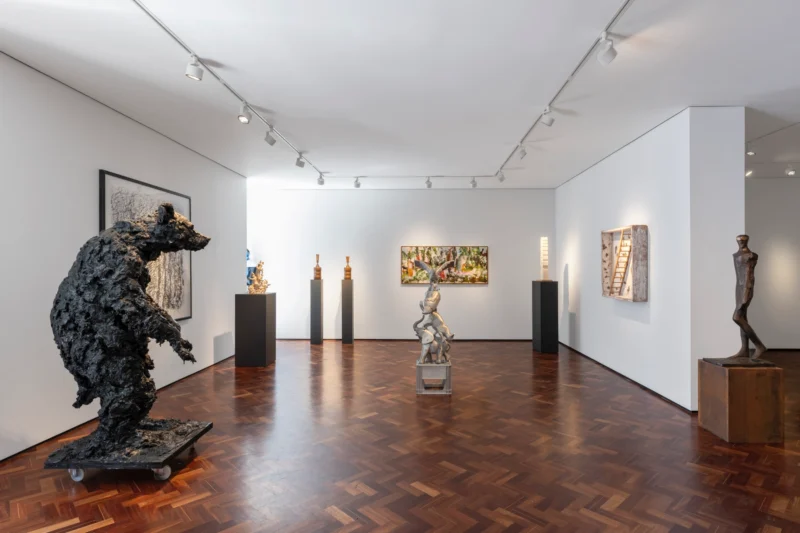 Installation shot from Totemic, @ Messums Org