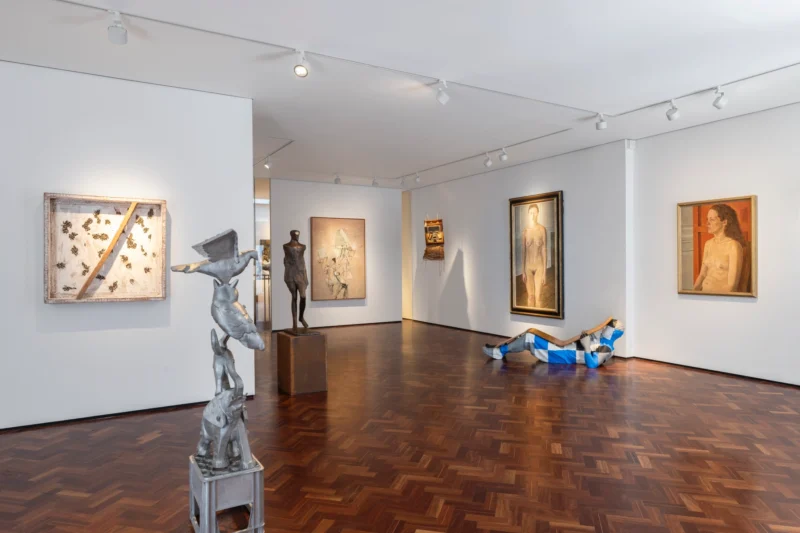Installation shot from Totemic, @ Messums Org