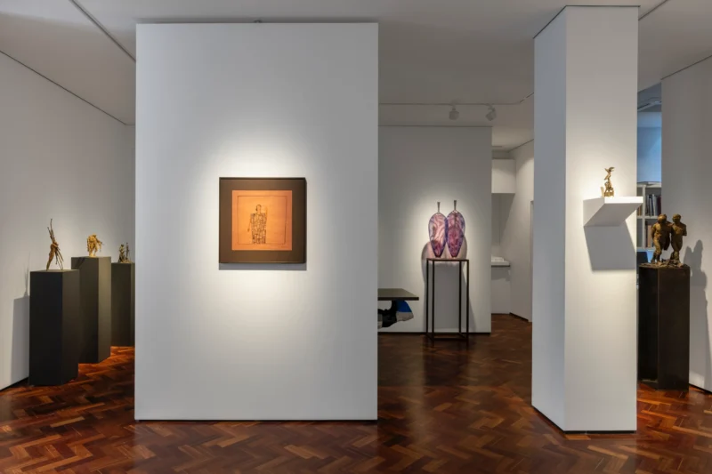 Installation shot from Totemic, @ Messums Org