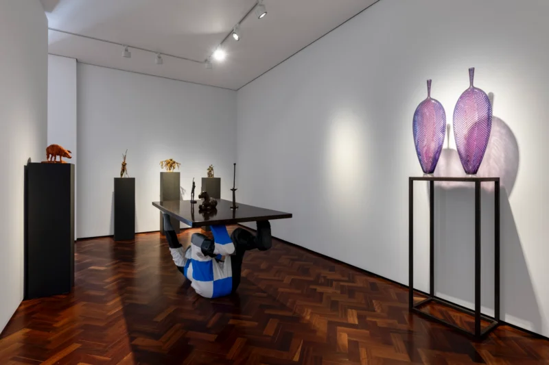 Installation shot from Totemic, @ Messums Org