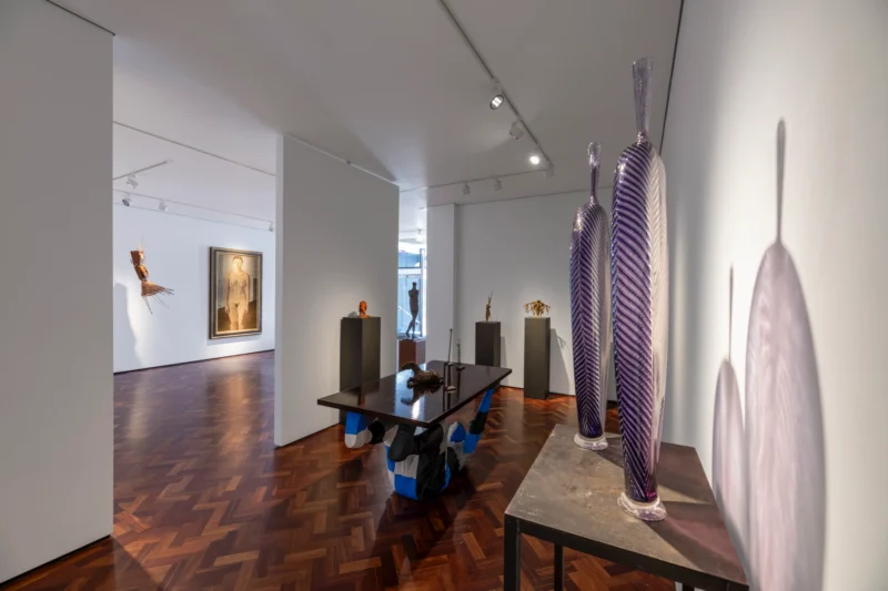 Installation shot from Totemic, @ Messums Org
